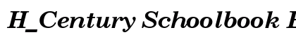 H_Century Schoolbook BoldItalic Preview