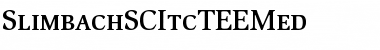 SlimbachSCItcTEEMed Font