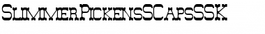 SlimmerPickensSCapsSSK Font