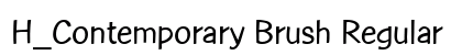 H_Contemporary Brush Regular Preview