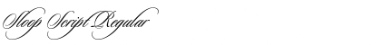 Sloop Script Font