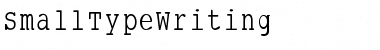 SmallTypeWriting Regular Font
