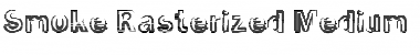 Smoke-Rasterized Regular Font