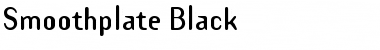 Smoothplate Black Font