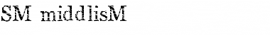 SM_middlisM Font