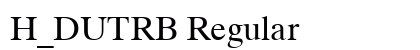 H_DUTRB Regular preview