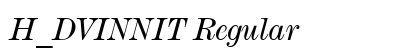 H_DVINNIT Regular preview