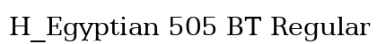 H_Egyptian 505 BT Regular preview