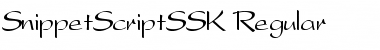 SnippetScriptSSK Font