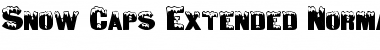 Snow CapsExtended Font