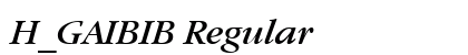 H_GAIBIB Regular preview