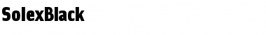 SolexBlack Font