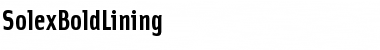 SolexBoldLining Font