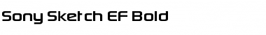 Sony Sketch EF Bold Font