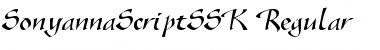 SonyannaScriptSSK Font