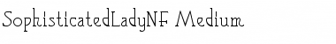 SophisticatedLadyNF Medium Font