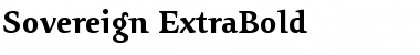 Sovereign-ExtraBold Regular Font