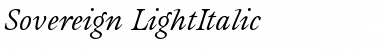 Download Sovereign-LightItalic Font Download Sovereign-LightItalic Font