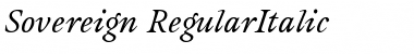Download Sovereign-RegularItalic Font Download Sovereign-RegularItalic Font