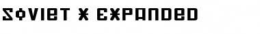 Soviet X-Expanded Font