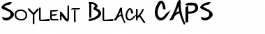 Download Soylent Black CAPS Font Download Soylent Black CAPS Font