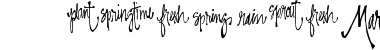 SP Springtime Regular Font