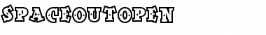Download SpaceOutOpen Font Download SpaceOutOpen Font
