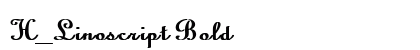 H_Linoscript Bold preview