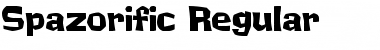 Spazorific Regular Font