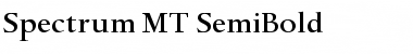 Spectrum MT SemiBold Font