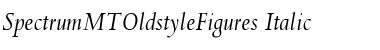 SpectrumMTOldstyleFigures Font