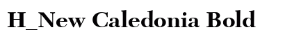 H_New Caledonia Bold preview