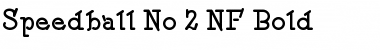 Speedball No 2 NF Font