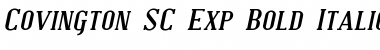 Covington SC Exp Font