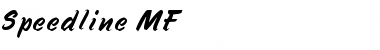 Speedline MF Font