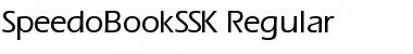 SpeedoBookSSK Font