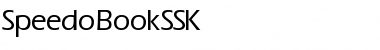 SpeedoBookSSK Regular Font