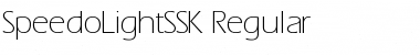 SpeedoLightSSK Regular Font