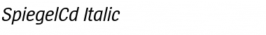 SpiegelCd Font