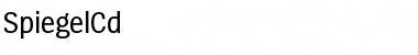 SpiegelCd Font