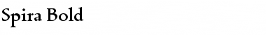 Spira-Bold Font