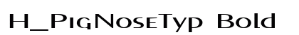 H_PigNoseTyp Bold preview