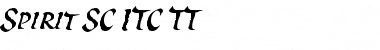Spirit SC ITC TT Regular Font