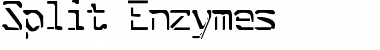 Split Enzymes Font