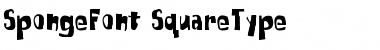 SpongeFont SquareType Regular Font