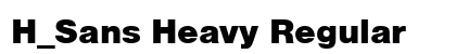 H_Sans Heavy Regular preview