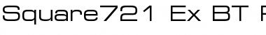 Square721 Ex BT Roman Font