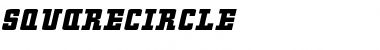 SquareCircle Regular Font