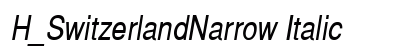 H_SwitzerlandNarrow Italic Preview