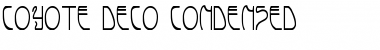 Coyote Deco Condensed Font